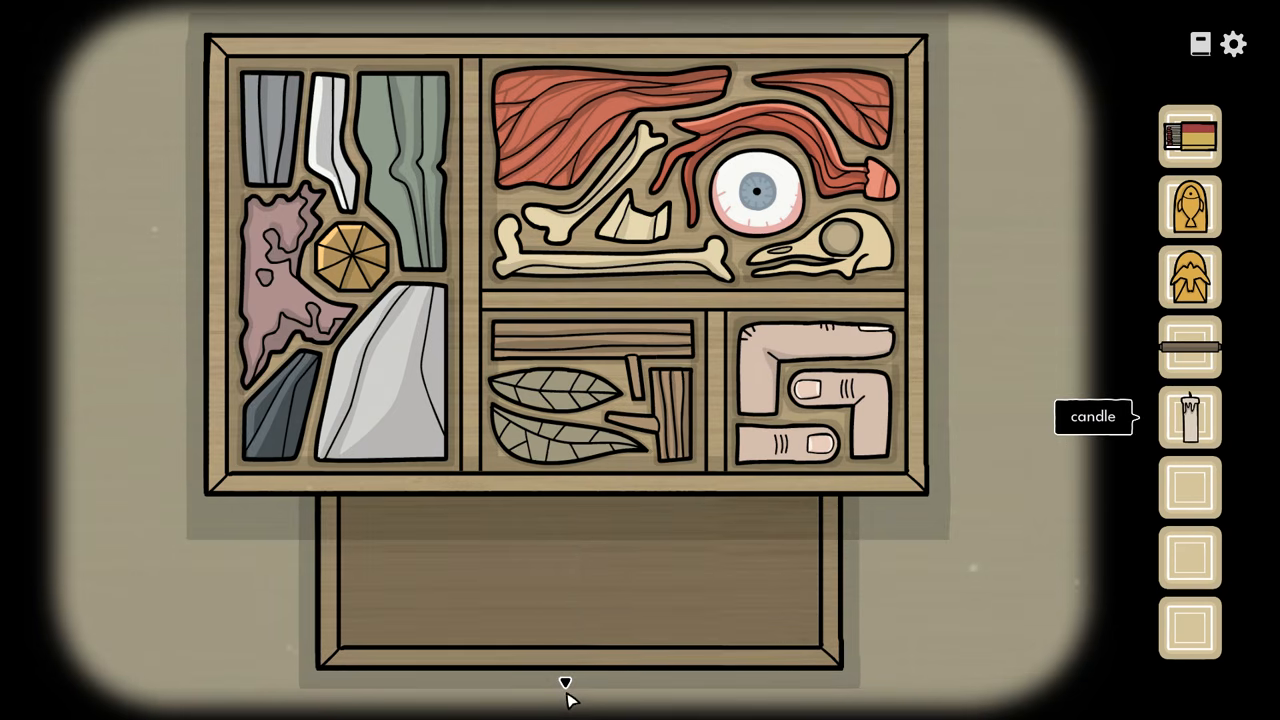 Searching the Attic task-scene frame