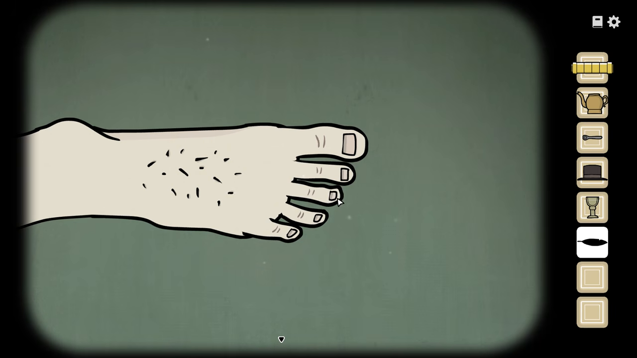 William's toe interaction
