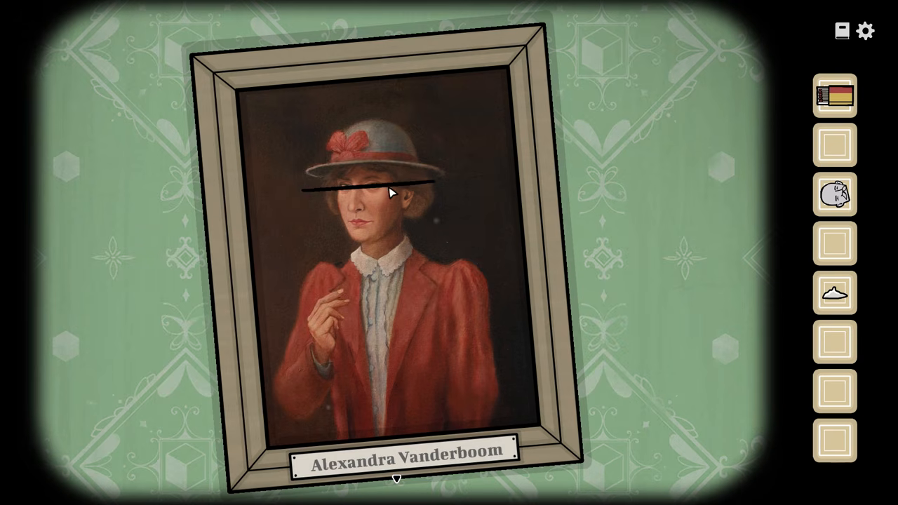 Broken portrait in the repair task