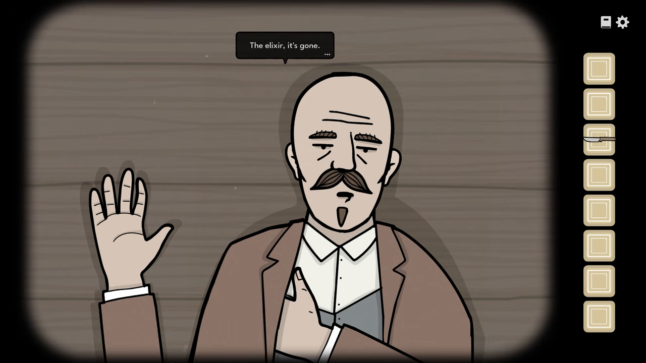 Soup-vision dialogue scene
