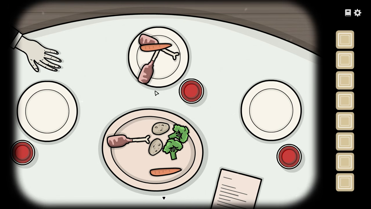 Serving Dinner task-scene frame
