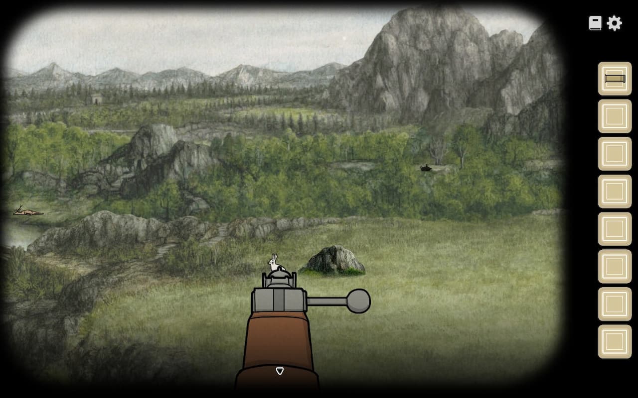 Hunting target scene