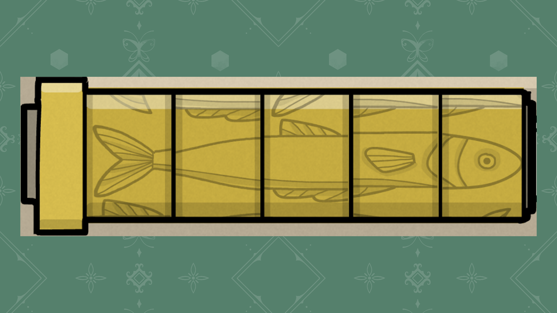 Completed rotating fish scroll