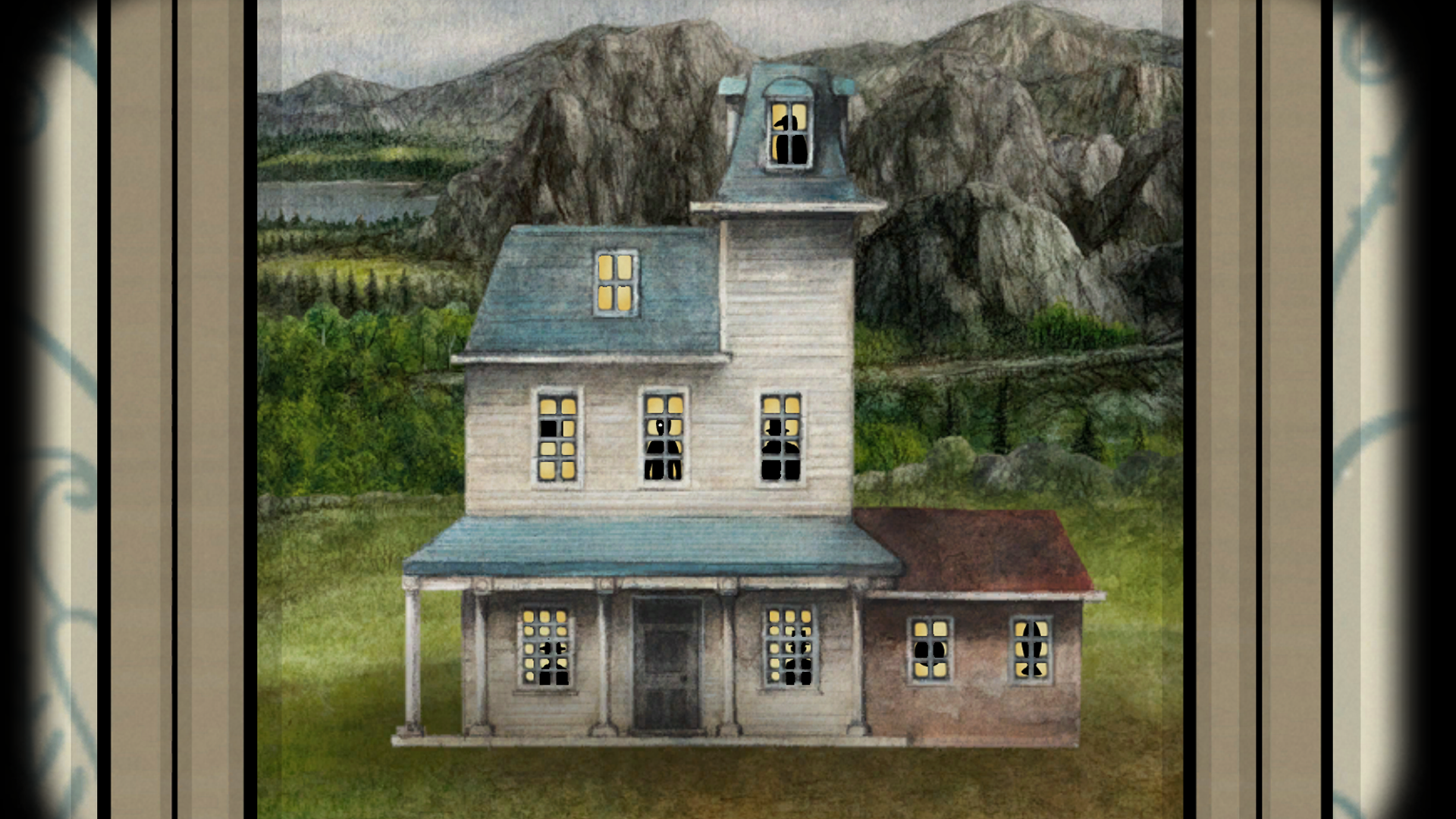 Dinner house-painting portrait context
