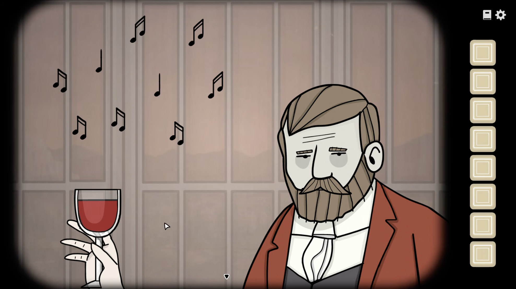 William's falling-note mechanism